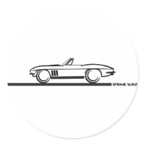 1965 Corvette Convertible Sticker