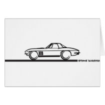 1965 Corvette Stingray Hardtop BLK Cards