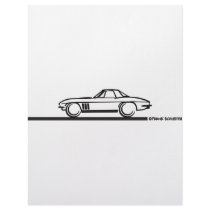 1965 Corvette Stingray Hardtop BLK Customized Letterhead