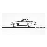 1965 Corvette Stingray Hardtop BLK Photo Card