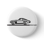 1965 Corvette Stingray Split Blk Buttons
