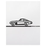 1965 Corvette Stingray Split Blk Custom Letterhead