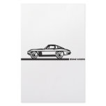 1965 Corvette Stingray Split Blk Custom Stationery