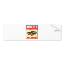 1965 Ford Mustang Coupe Bumper Sticker