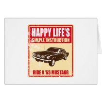 1965 Ford Mustang Coupe Card