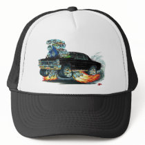 1965 GTO Black Car Trucker Hats