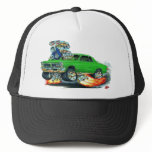 1965 GTO Green Car Trucker Hats