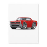 1965 GTO Red Car Postcards