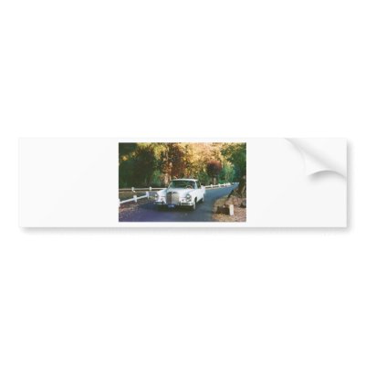 1965 Mercedes-Benz 220SEb coupe Bumper Sticker by TheCommitteeTo