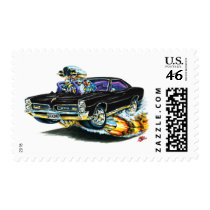 1966-67 GTO Black Car Stamp