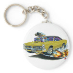 1966-67 GTO Gold Car Keychains