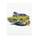 1966-67 GTO Gold Car Postcards