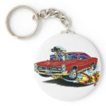 1966-67 GTO Maroon Car Keychains