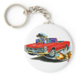 1966-67 GTO Red Convertible Keychain