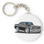 1966-67 Nova Black Car Keychain