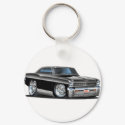 1966-67 Nova Black Car keychains by maddmaxart 1966-67 Nova Black Car keychains