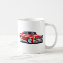 1966-67 Nova Red Car Coffee Mug