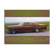 1966 CHEV IMPALA SS postcards