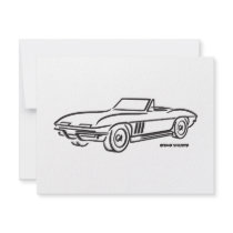 1966 Chevrolet Corvette Personalized Announcement
