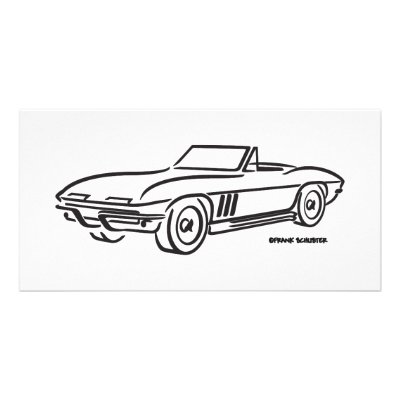 1966 Chevrolet Corvette Photo Card by frengi