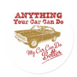 1966 Chevrolet Nova SS Round Sticker