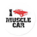 1966 Chevrolet Nova SS Round Stickers