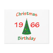 1966 Christmas Birthday postcards by christmasbirthday911 1966 Christmas Birthday postcards