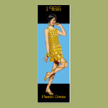 1966 Fashion Bookmark Business Cards