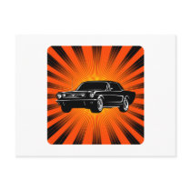 1966 Ford Mustang Coupe Post Card