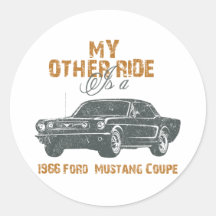 1966 Ford Mustang Coupe Sticker