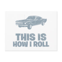 1966 Ford Mustang Fastback Post Card