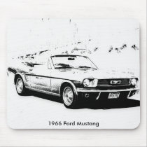 1966 Ford Mustang Mousepad by starrynight07 1966 Ford Mustang Mousepad