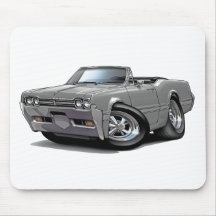 1966 Olds Cutlass Grey Convertible Mousepad