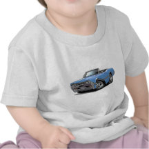 1966 Olds Cutlass Lt Blue Convertible Tee Shirts