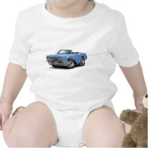 1966 Olds Cutlass Lt Blue Convertible Tshirts