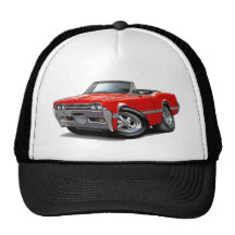 1966 Olds Cutlass Red Convertible Mesh Hats