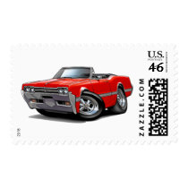 1966 Olds Cutlass Red Convertible Postage