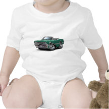 1966 Olds Cutlass Teal Convertible T-shirts