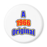1966 Original Bl Red Refrigerator Magnets