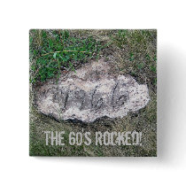 1966 Rock Button by CreatureCreations 1966 Rock Button