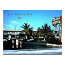 1966 Southernmost Motel Key West, Spring Break ... Postcard
