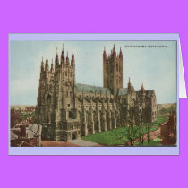 1966 Vintage Postcard Canterbury Cathedral cards