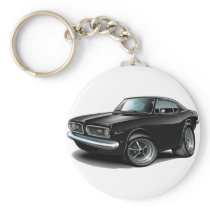 1967-69 Barracuda Black Car Keychain