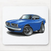 1967-69 Barracuda Blue Car Mousepads
