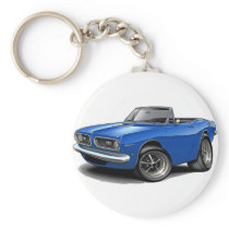 1967-69 Barracuda Blue Convertible Key Chain