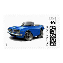 1967-69 Barracuda Blue Convertible Stamps