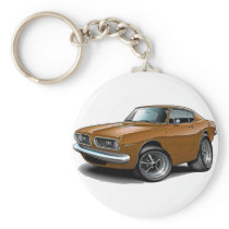 1967-69 Barracuda Brown Car Key Chains
