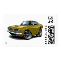 1967-69 Barracuda Gold Car Stamps