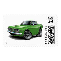 1967-69 Barracuda Green Coupe Stamps