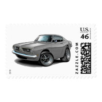 1967-69 Barracuda Grey Car Stamp